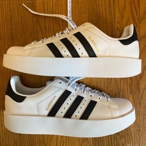 Adidas Superstar Bold Platform Sneaker. Womens 7.5